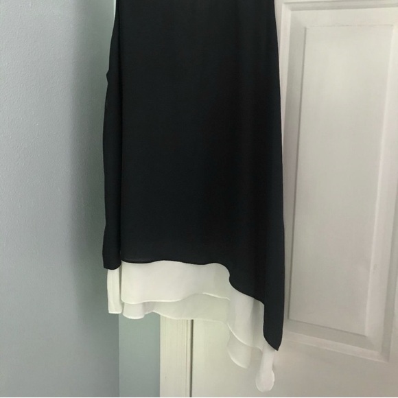 Sophie Max Black and White Layered Top - Picture 3 of 5